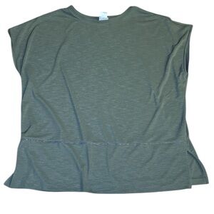 Chico’s Green Top with Sparkle Details